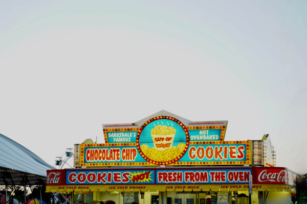 Chocolate chip cookies at the 2021 Iowa State Fair