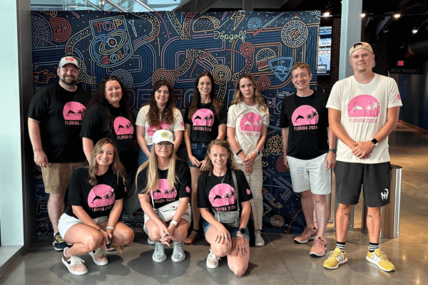 Neapolitan Labs team members at Top Golf.